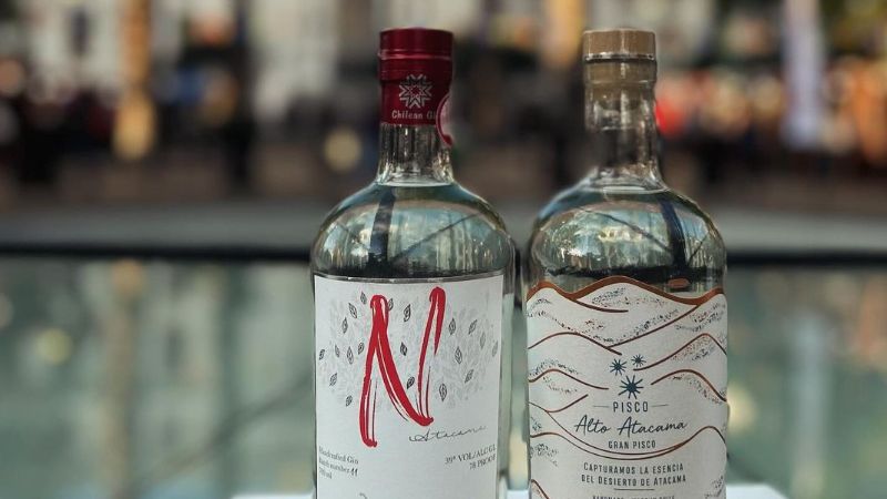 Piscos y gin de Atacama llegan a Japón