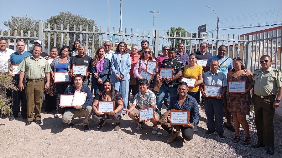 Minera Candelaria certifica 54 Guardias de Seguridad OS10