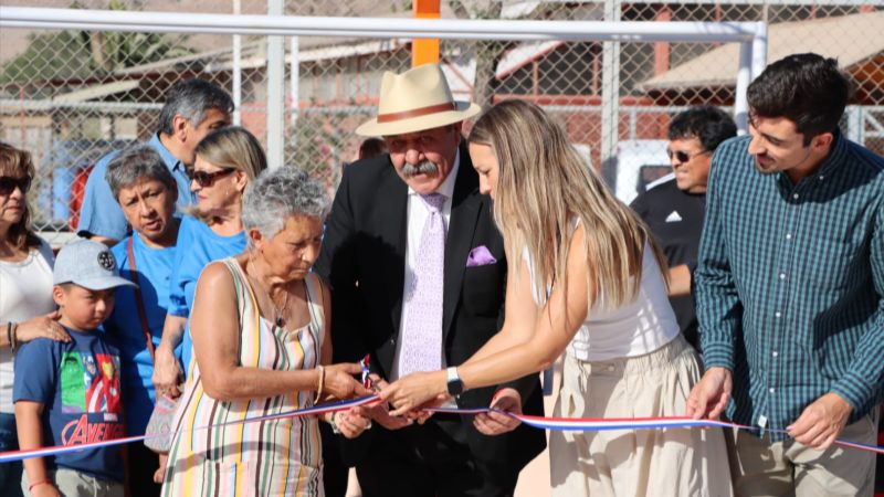 Inauguración de Multicancha en La Chimba, Copiapó