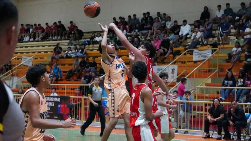 Inicia con éxito el nacional de Básquetbol U15 Varones en Copiapó